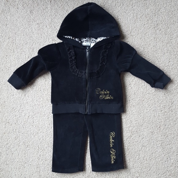 calvin klein velour sweatsuit